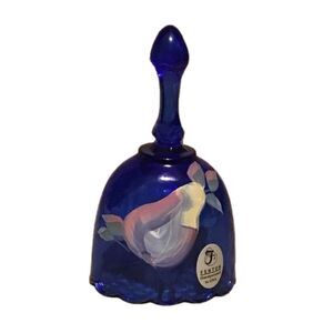 Fenton Cobalt Blue Pear Mini Bell‎